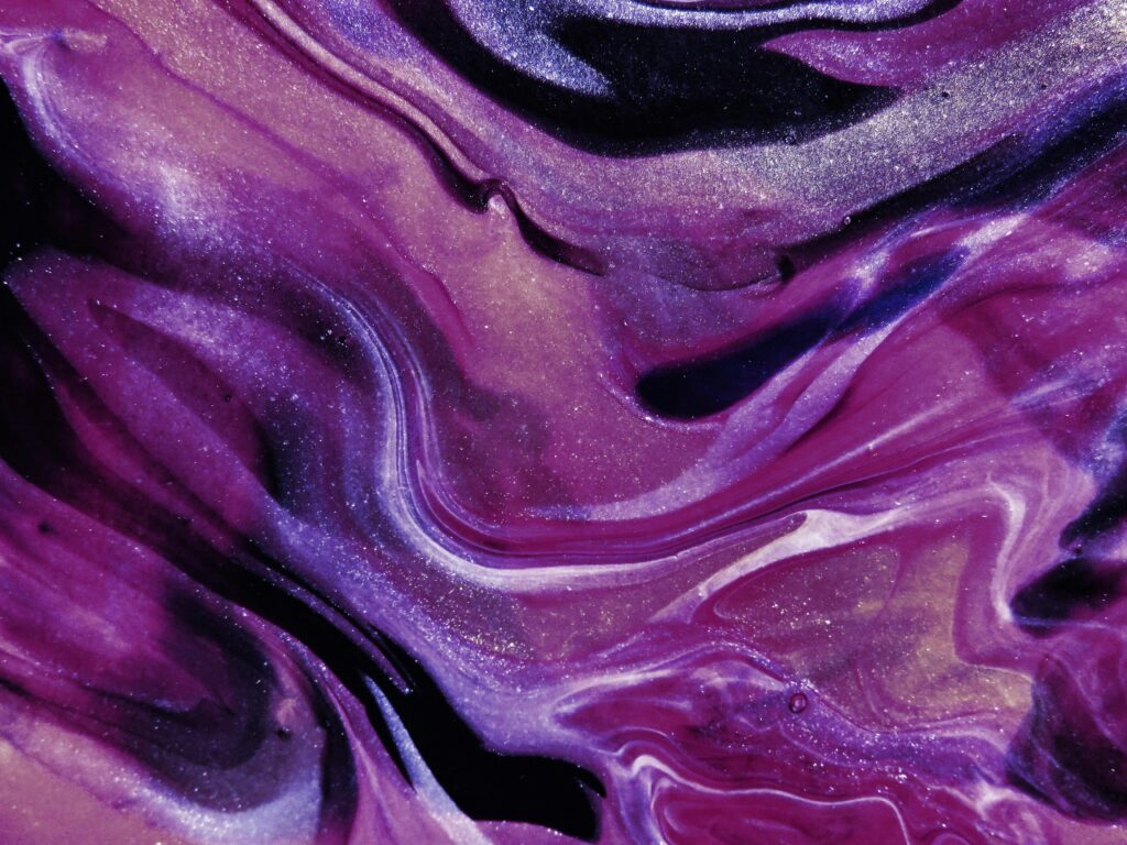 Purple Abstract Art